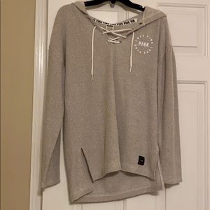 Pink Victoria secret light hoodie